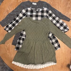 Bundle of 3 Dresses girls 2-4, old navy, & H&M